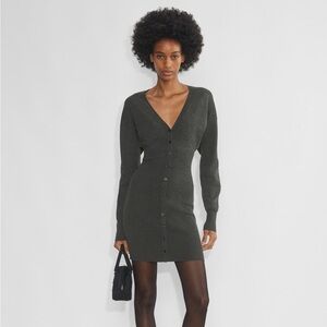 Wilfred Heather Charcoal Knit Dress
